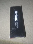 Kraus KPF1603SFSMB Kitchen Faucet - Black. Fixed Price $174.99.