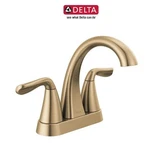 New Delta Lahara 2538-CZMPU-DST 2-HANDLE Bathroom Faucet Champagne Bronze. Fixed Price $124.00.
