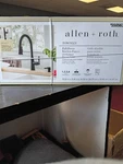 Allen + Roth Townley Pull-down Kitchen Faucet #5505634 Bronze Finish. Fixed Price $69.00.