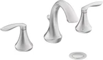 Moen T6420 Eva 2-HANDLE High Arc 8" Widespread Bathroom Faucet Chrome. Fixed Price $84.99.