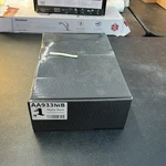 New AA933MB Bathroom Faucet Modern Single Handle Deck Mount Sink Set Black B42. Fixed Price $19.97.