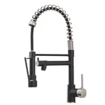 Kitchen Faucet Single Handle Pull Down Sprayer Black Stainless Steel AM-3036N. Fixed Price $179.99.