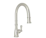 Perrin & Rowe U.4744PN-2 Single Hole Pull Down Kitchen Faucet Polished Nickel. Fixed Price $1099.99.