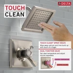 Delta Dryden Monitor 17 Series Dual Function Pressure Balanced Shower. Fixed Price $412.45.