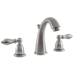 Design House Hathaway 8 In. Widespread 2-HANDLE Bathroom Faucet Satin Nickel. Fixed Price $74.95.