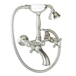 Rohl A1401XMPN Italian Bath Exposed Wall Mounted Tub Shower Mixer In Polish. Fixed Price $1564.00.