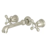 Kingston Brushed Nickel Model KS712.AX / English Country 1.2 Gpm Wall Mounted. Fixed Price $139.00.