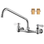 Iviga Commercial Sink Faucet With Swivel Spout, 14" Chrome. Fixed Price $119.78.