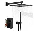 Bwe 10 In. Showerhead Single-handle 2-SPRAY Squareshower Faucet Matte Black. Fixed Price $93.49.