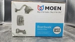 Moen Boardwalk Bath Tub & Shower Head Kit W/faucet Brushed Nickel 82830EPSRN. Fixed Price $99.99.