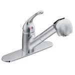 Moen CA40519 Capstone Chrome 8.44 In. Pull Out Sprayer Kitchen Faucet. Fixed Price $199.99.