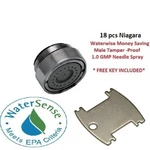 18 Tamperproof Male Thread Needle Spray Faucet Aerator 1.0 Gmp Niagara Free Key. Fixed Price $32.95.