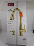 Pfister Barulli Single Handle Pull Down Faucet W/ Soap Dispenser Gold New. Fixed Price $52.87.