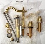Kingston Brass Heritage KS1977AL Widespread Bathroom Faucet Brushed. Fixed Price $199.90.
