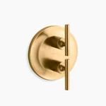 Kohler K-T14489-4-2MB Purist Temp/volume Control Shower Valve Trim Brushed Brass. Fixed Price $534.29.