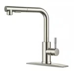 Forious Kitchen Faucet 11.96" Single-handle W/pull Down Sprayer Brushed Nickel. Fixed Price $44.99.