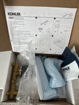 Kohler 26431-4-CP Riff Bathroom Sink Faucet, 1.2 Gpm Chrome New Open Box. Fixed Price $174.95.