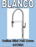 Blanco Culina Mini Kitchen Faucet Semi Pro Chrome Pull Down New Open Box. Fixed Price $218.95.