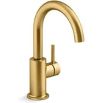 Kohler Contemporary Beverage Faucet K-26369-2MB -vibrant Brushed Moderne Brass. Fixed Price $239.95.