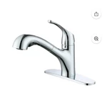 Mainstays Kitchen Faucet Chrome Single Handle Pull Out Sprayer New. Fixed Price $35.99.