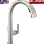 Magnetic Docking Pull Down Kitchen Faucet Easy Install High Arc Sprayer New. Fixed Price $332.21.