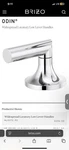 Brizo Odin HL5373-PC Polished Chrome Widespread Bathroom Faucet Low Lever Handle. Fixed Price $125.00.