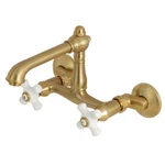 Kingston Brass English Country 6-IN Adjustable Center Wall Mount Kitchen Faucet. Fixed Price $263.18.