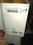 Kohler Bronze Double Wall Fixture Sconces Set Of 2. Fixed Price $75.00.