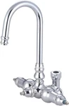 New Kingston Brass ABT200-1 Vintage Goose Neck Faucet Polished Chrome. Fixed Price $169.99.