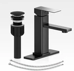 Waterfall Bathroom Sink Faucet Single Handle Hole Vanity Mixer Taps With Cover. Fixed Price $31.98.