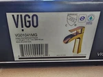 Vigo VG01041MG Bathroom Faucet - Matte Brushed Gold. Fixed Price $79.94.