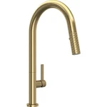 Rohl TE55D1LMAG Tenerife Single Hole Pull Down Kitchen Faucet, Antique Gold. Fixed Price $764.10.