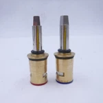 Set Chicago Faucets Ceramic 1/4 Turn 377-XKLHBL12JKABNF & 377-XKRHBL12JKABNF. Fixed Price $51.99.