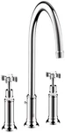 Axor Montreux Classic Timeless 11" Tall Bathroom Sink Faucet Chrome 16513001. Fixed Price $619.99.