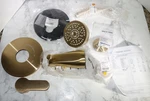 Symmons Identity Bath Tub Shower Trim Kit Only Single Handle Brushed Bronze. Fixed Price $120.00.
