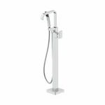 Jacuzzi Freestanding Tub Filler With Metal Lever Handle Built-in Diverter. Fixed Price $399.00.
