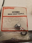 Gemline 1159 Aka Male Snap Nipple (9C7). Fixed Price $14.95.