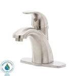 Pfister F-042-PRKK Parisa 4" Centerset Mid-arc Bathroom Faucet, Brushed Nickel. Fixed Price $74.95.