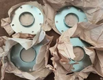 Lot Of 4 Custom Flange Adapter Plates 13.5 Od, 11.75 Bcd, 5.75 Bore, 8-HOLE. Fixed Price $69.98.