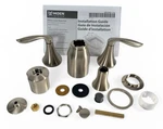 Moen Eva T5220BN 2-HANDLE Bidet Faucet Trim Kit Brushed Nickel Missing Parts. Fixed Price $62.99.