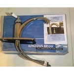 Kingston Brass Single Handle Bathroom Faucet Chrome White Porcelain Lever. Fixed Price $29.15.