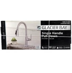 Glacier Bay Oswell 1-HANDLE 3-FUNCTION Pull-down Kitchen Faucet Stainless Steel. Fixed Price $67.49.
