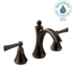 Moen Wynford T4520ORB Oil-rubbed Bronze Widespread High-arc Bathroom Faucet. Fixed Price $429.95.