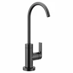 Moen Nio S5550BL One Handle High Arc Beverage Faucet In Matte Black. Fixed Price $312.99.