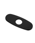 Luxier DKPL-7M-V 6.25"X2.4" Brass Bathroom Sink Faucet Hole Plate, Matte Black. Fixed Price $21.95.