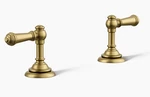 New Kohler K-98068-4-2MB Artifacts Handles 1/2" Vibrant Brushed Moderne Brass. Fixed Price $375.00.