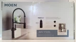 Moen 87580BL Joric Matte Black Power Boost Pull High Arc Kitchen Spring Faucet. Fixed Price $194.18.