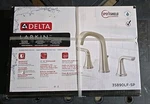 Delta Larkin Two Handle Wide Spread Watersense Bathroom Faucet Model 35890LF-SP. Fixed Price $99.99.