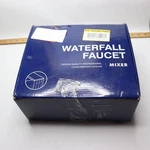 Wellfor 8" Widespread Double Handles Waterfall Spout Bathroom Faucet. Fixed Price $107.47.