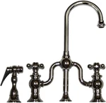 Whitehaus WHTTSCR3-9774SPR-C Twisthaus Entertainment/prep Bridge Faucet. Fixed Price $379.99.